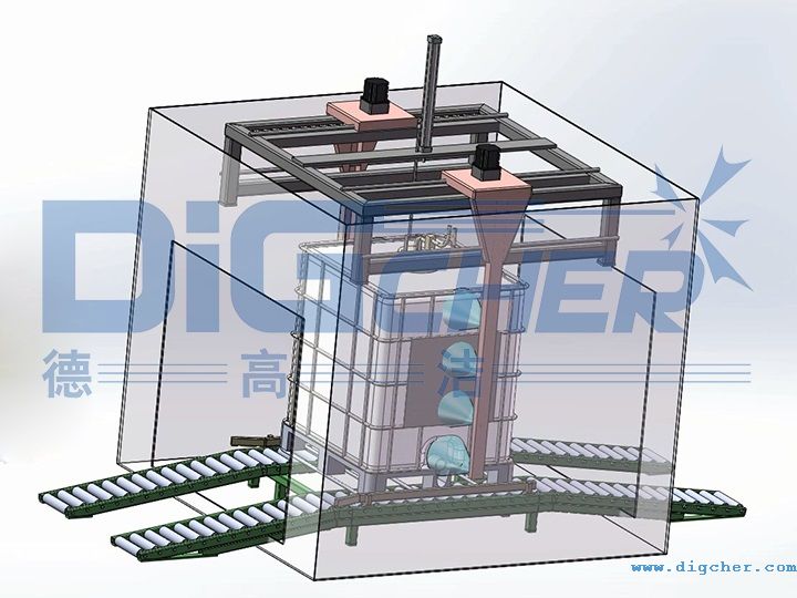 德高潔噸桶自動清洗線